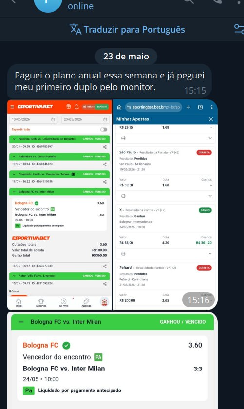 Conversa real do grupo: membro conta que pegou o primeiro Duplo Green pelo monitor