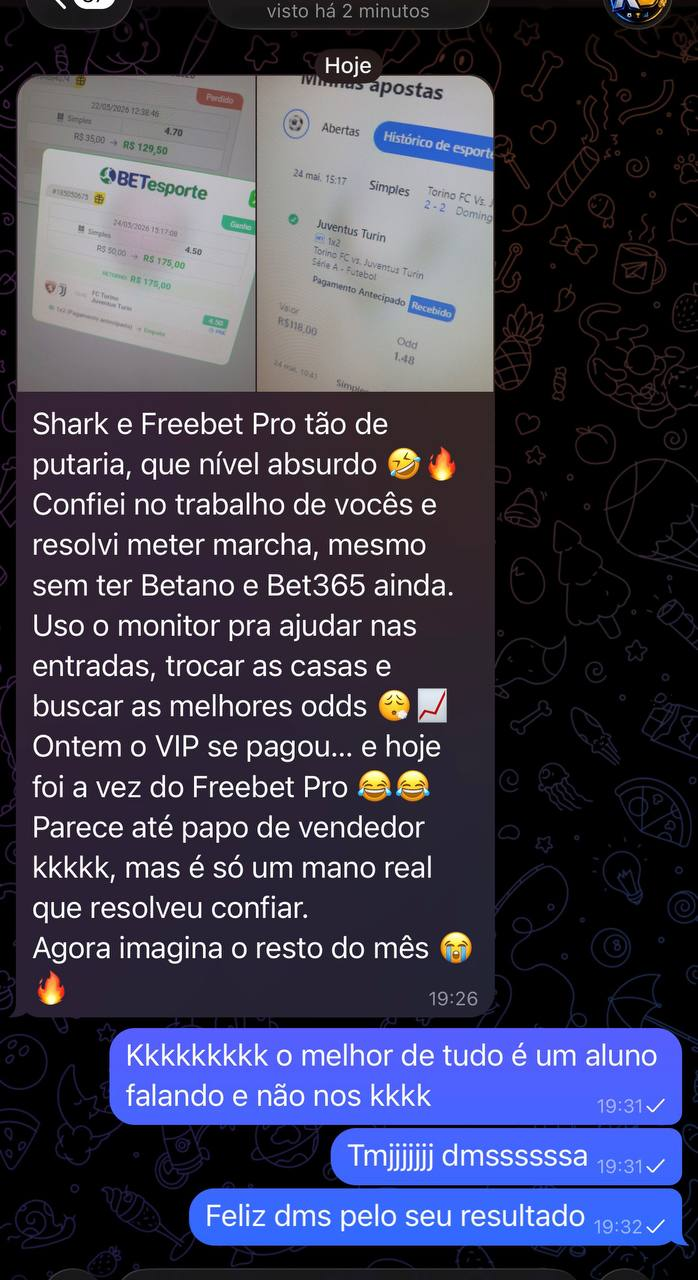 Print de resultado enviado por membro